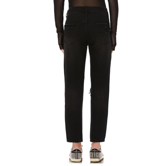 AFRM Distressed Jeans in Black - Picture 3 of 4